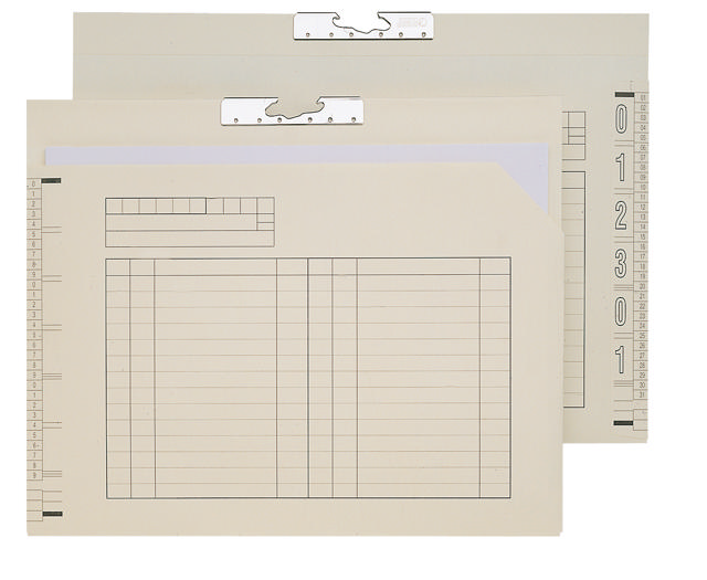 Kranken Einsteckmappe mit Tasche rechts, Folio