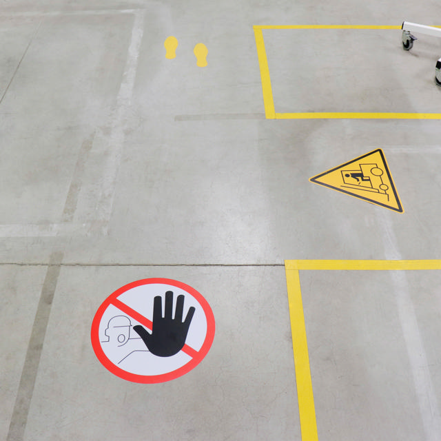 Sicherheitspiktogramme, Zutritt für unbefugte Personen verboten selbstklebend